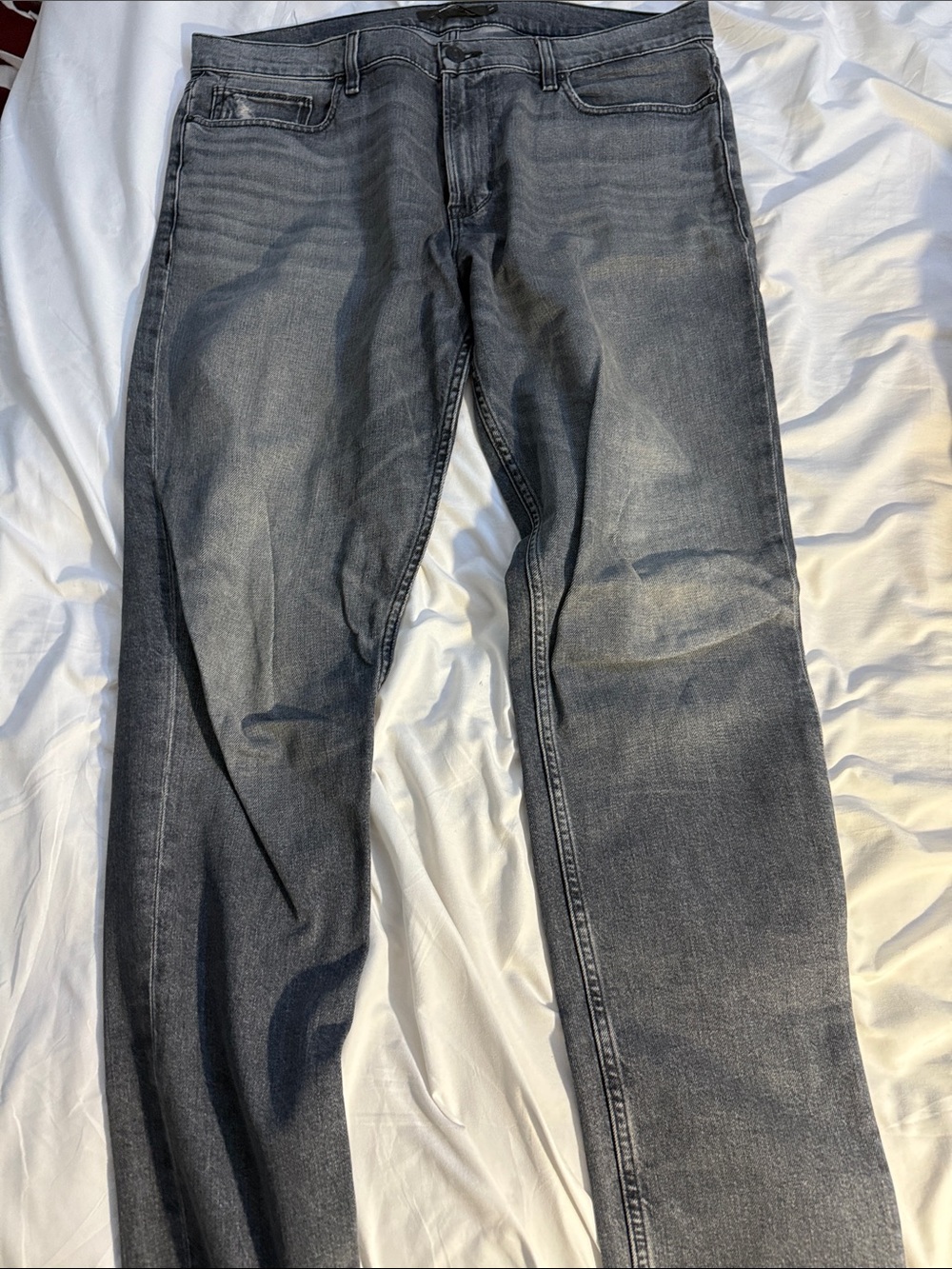 Hudson Jeans Men's Slim Straight Grey Wash Jeans